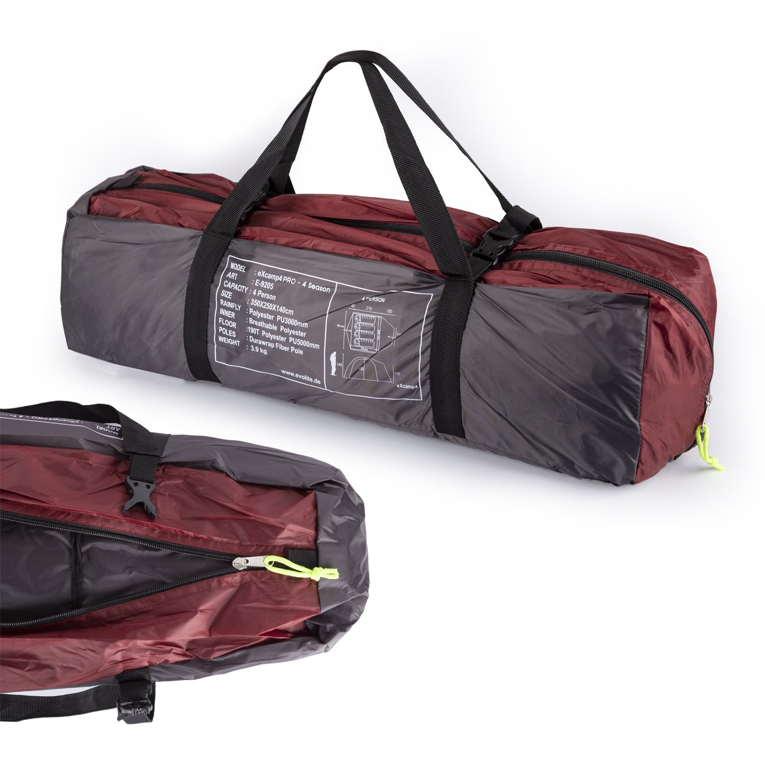 Evolite Excamp 4 Pro Çadır - 4 Mevsim - Görsel 4