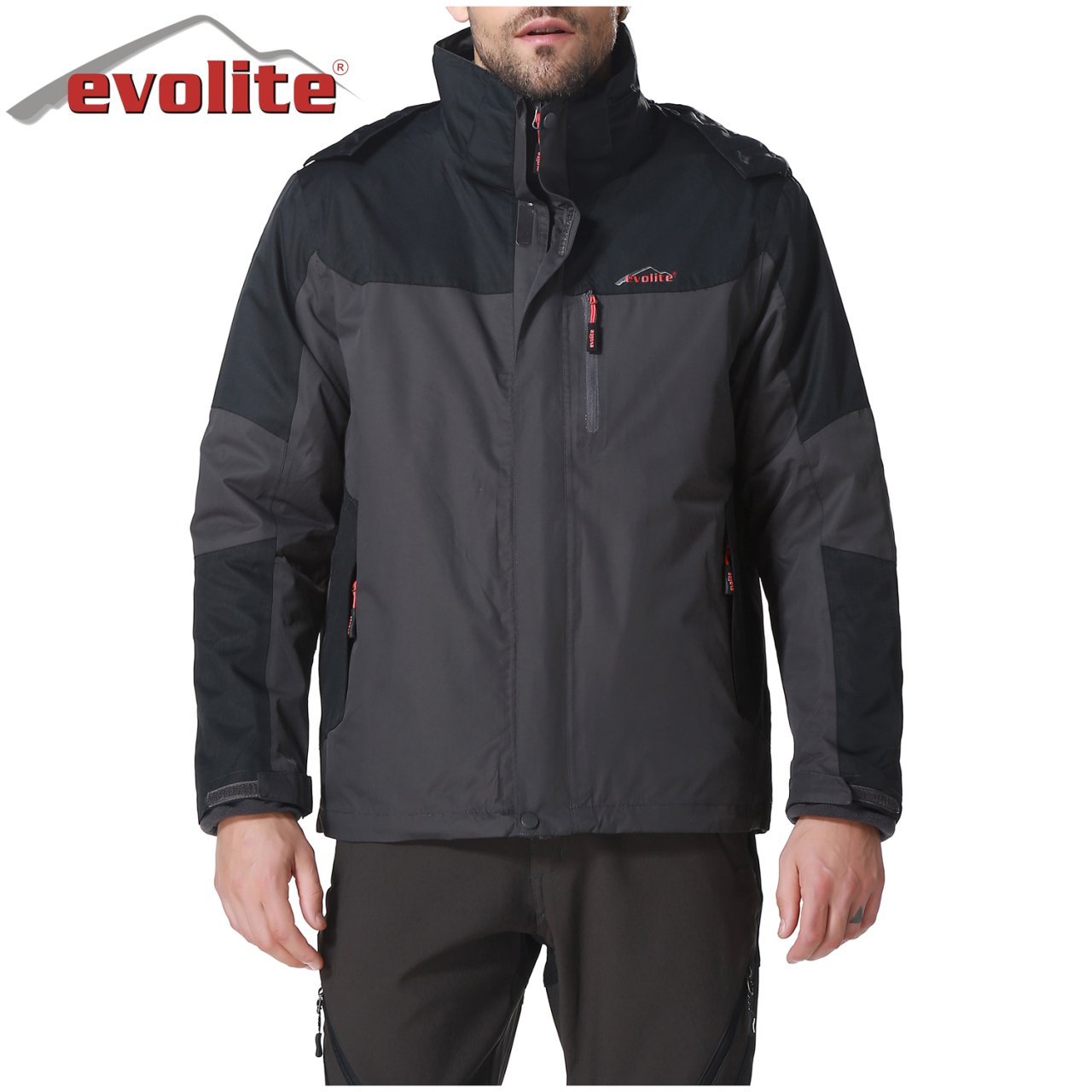 Evolite Diva Erkek 3in1 Gri/Siyah Mont - Görsel 12