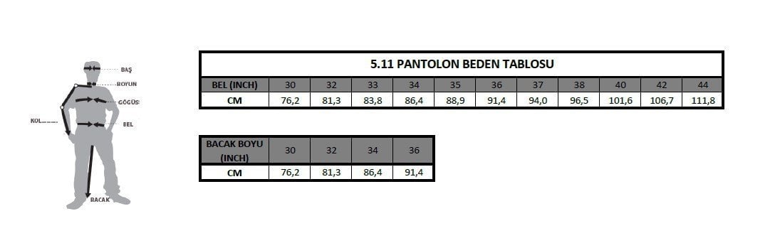 5.11 STRIKE W-FLEX-TAC PANTOLON STORM - Görsel 8