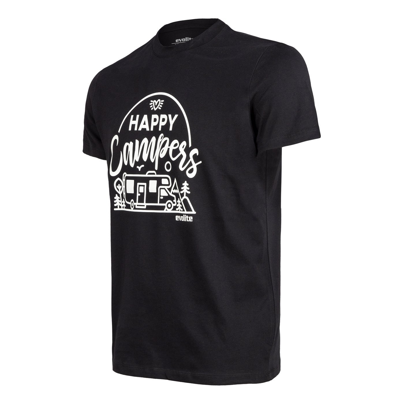 Evolite Happy Campers T-shirt-Siyah - Görsel 18