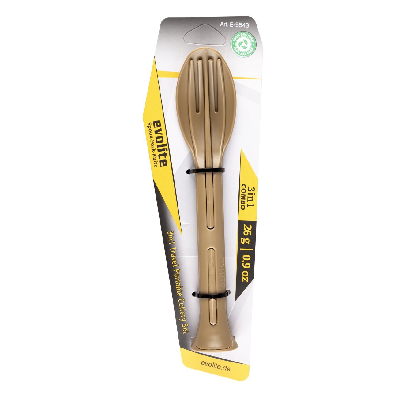 Evolite Combo 3 in 1 Çatal Kaşık Set (BEJ) - Görsel 16