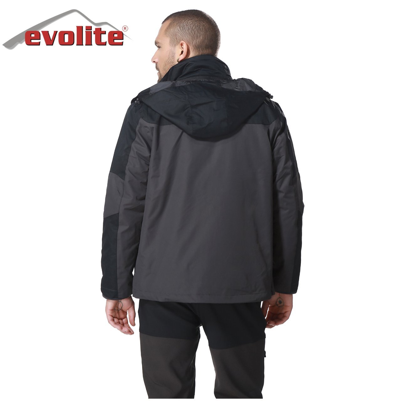 Evolite Diva Erkek 3in1 Gri/Siyah Mont - Görsel 4